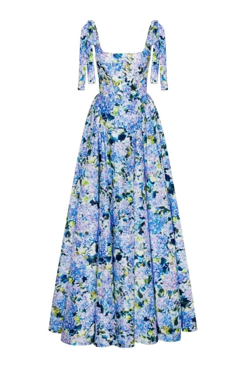 Prestige Mode™ | Robe Maxi Imprimée Kacey Hortensia