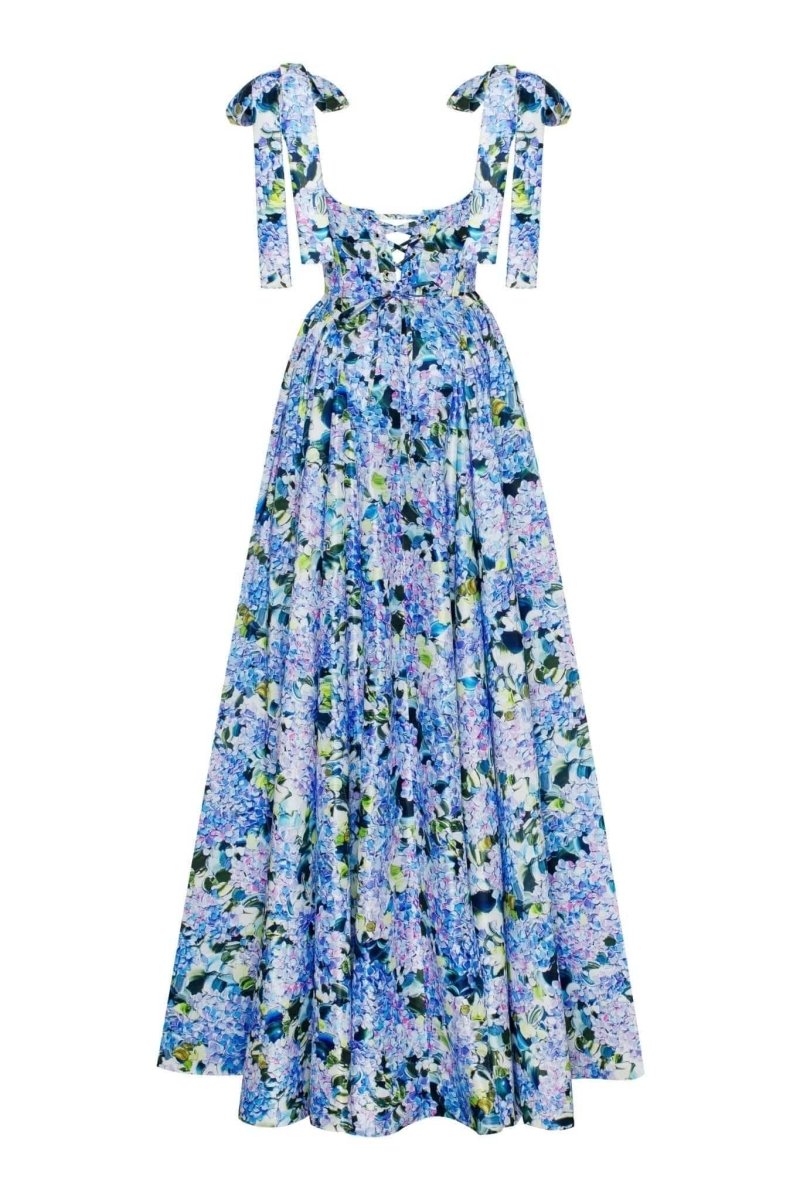 Prestige Mode™ | Robe Maxi Imprimée Kacey Hortensia