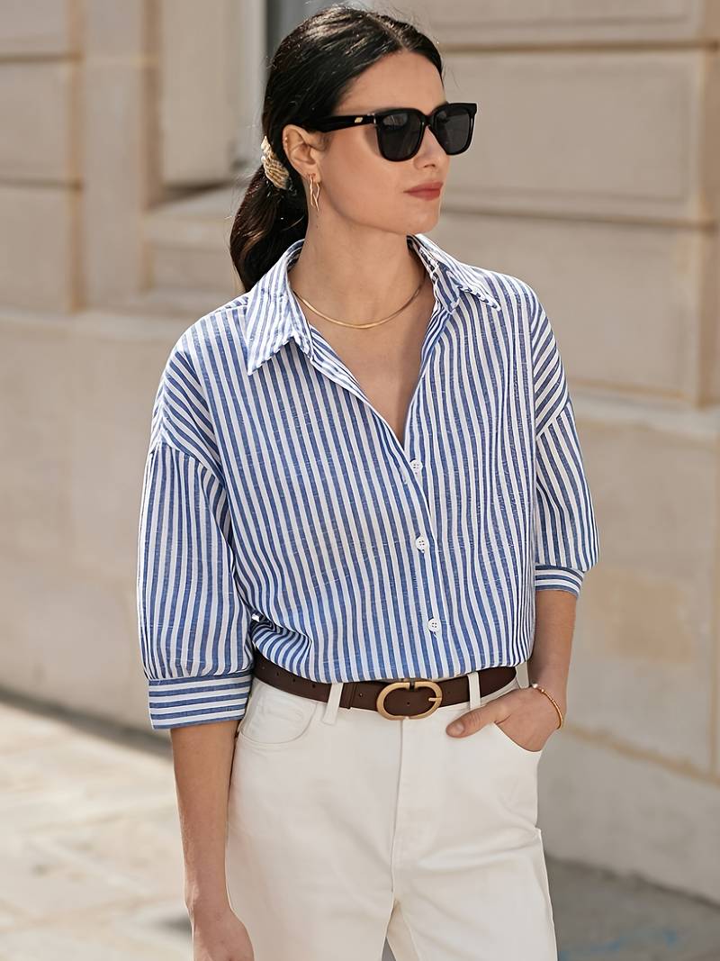 Prestige Mode™ | Blouse Rayée Carla