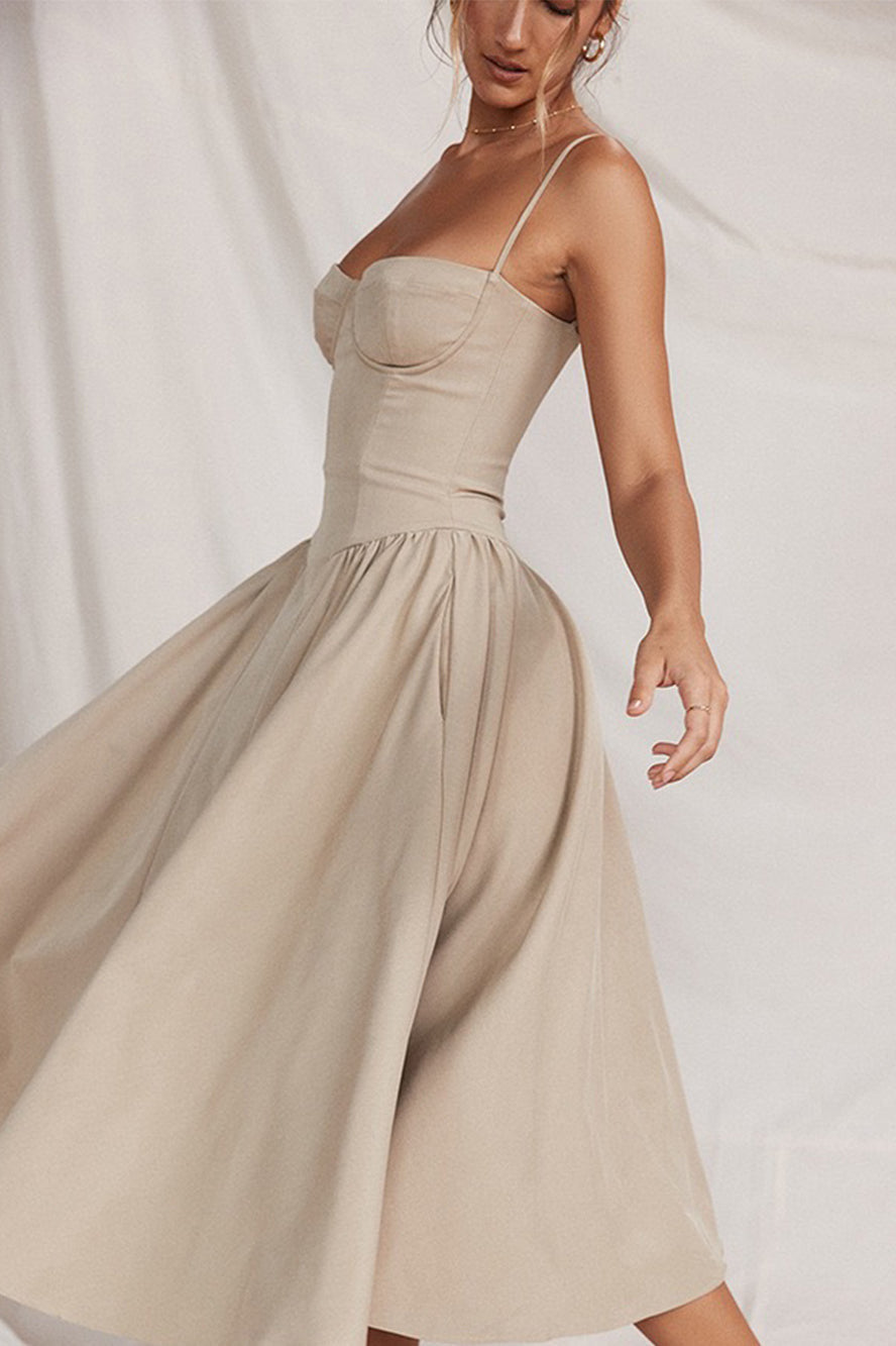 Prestige Mode™ | Robe Midi Sexy à Bretelles