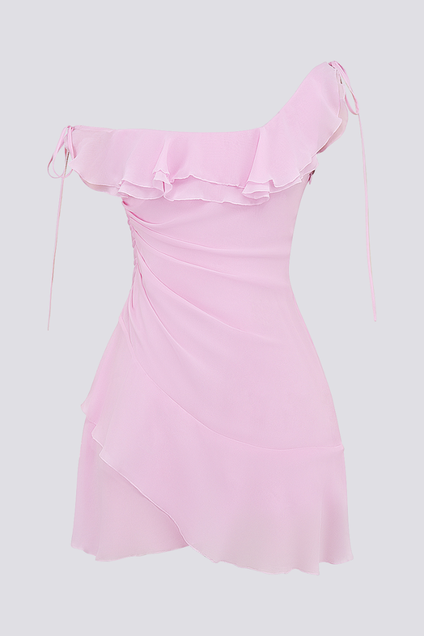Prestige Mode™ | Robe Mini à Volants Anissa Off Shoulder