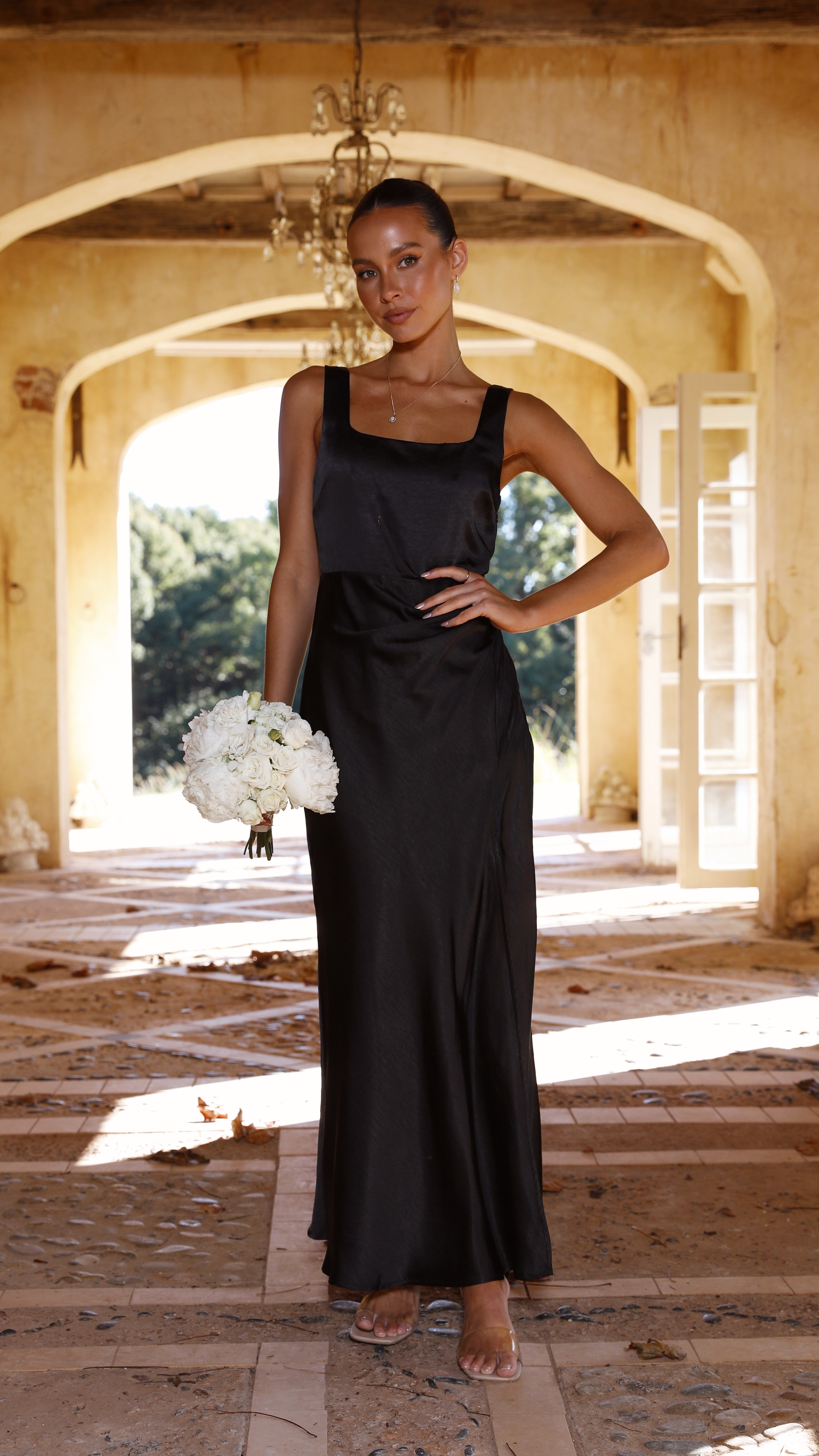 Prestige Mode™ | Robe Maxi Alaria - Noir