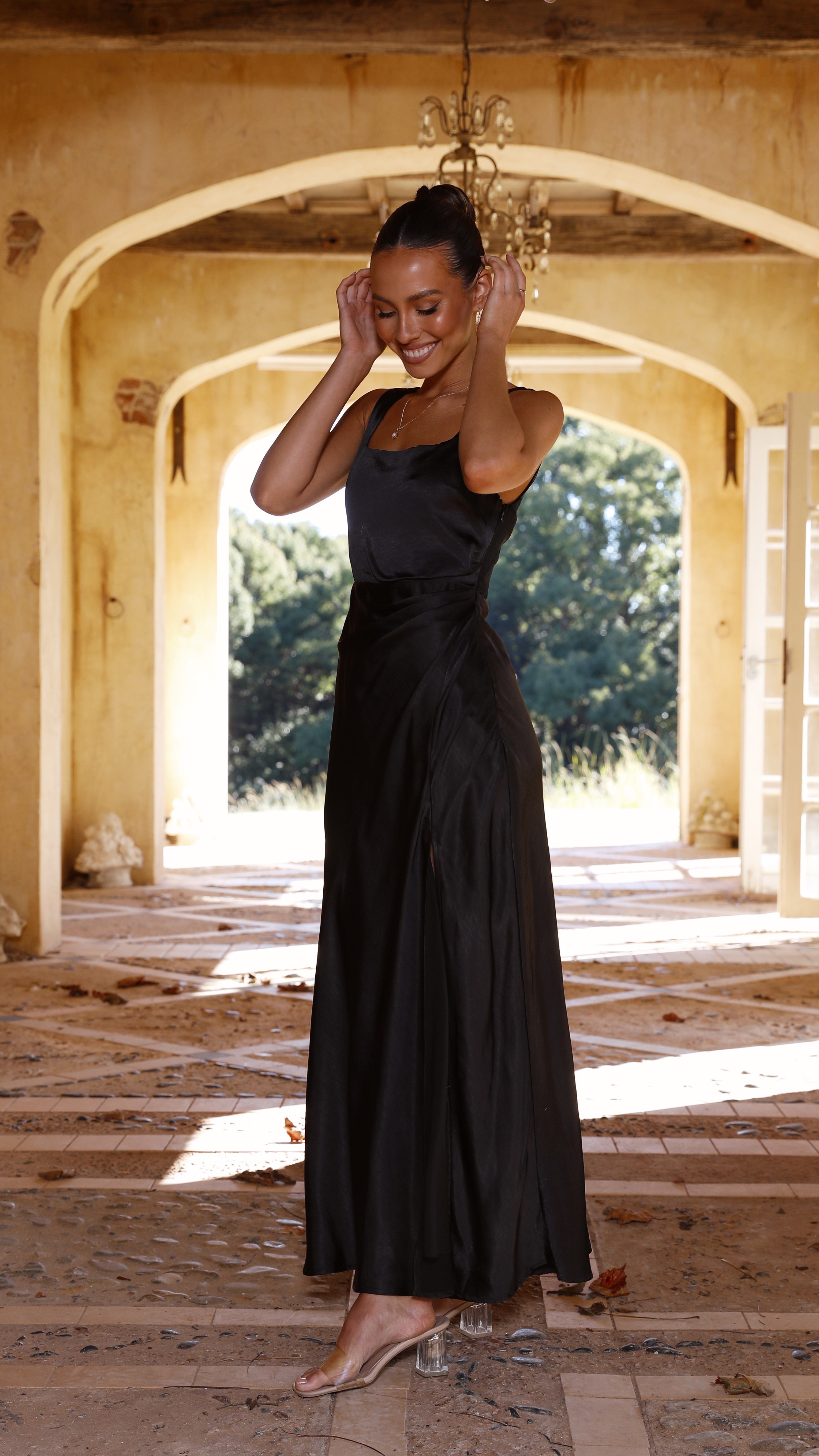 Prestige Mode™ | Robe Maxi Alaria - Noir