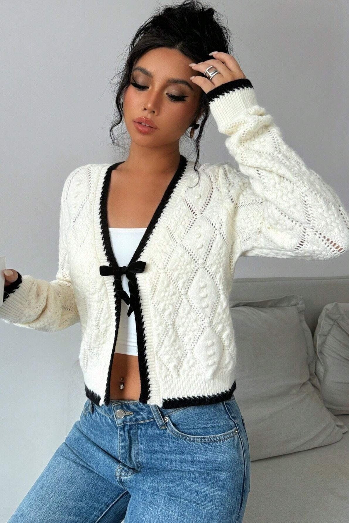 Prestige Mode™ | Cardigan Sexy à Col V