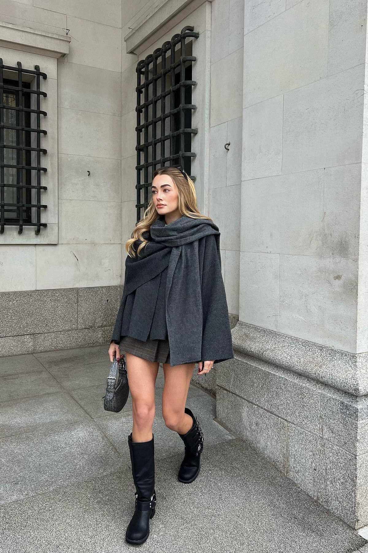 Prestige Mode™ | Veste Écharpe Asymétrique