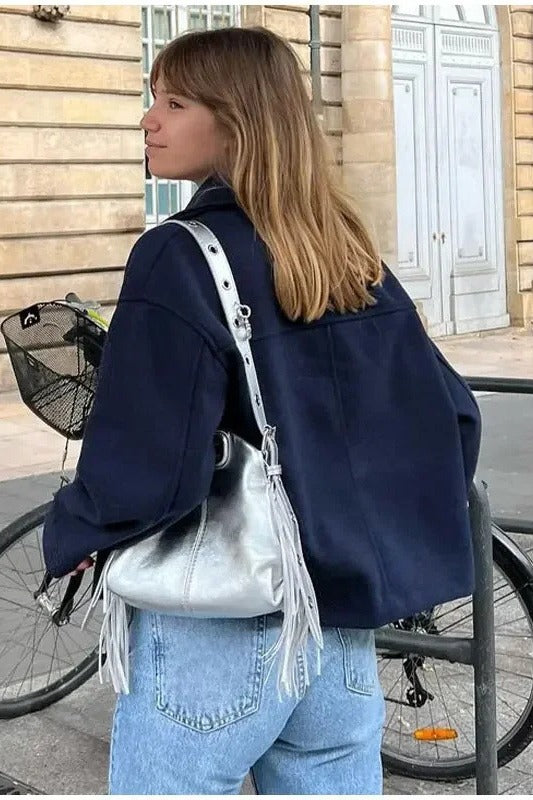 Prestige Mode™ | Veste Croisée Courte