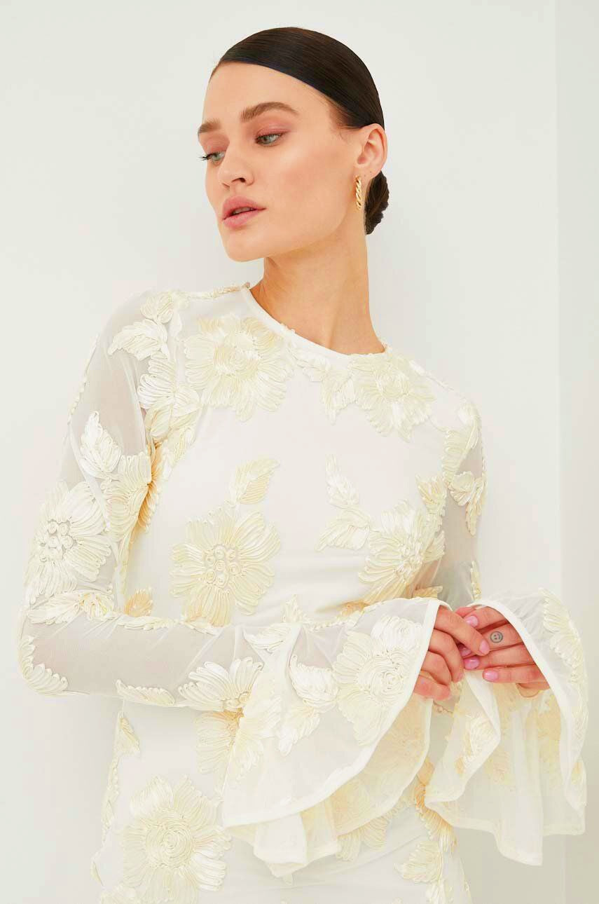 Prestige Mode™ | Robe Mini Dos Nu en Maille Brodée Aurora