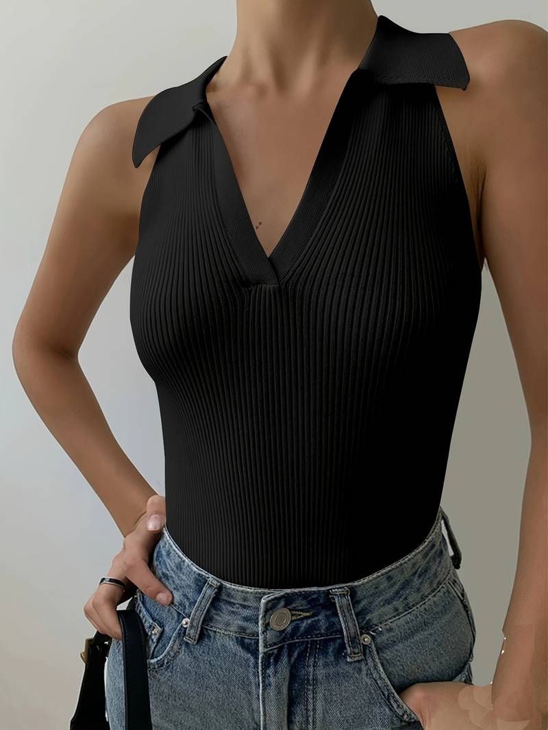 Prestige Mode™ | Polo Viviana à col en V