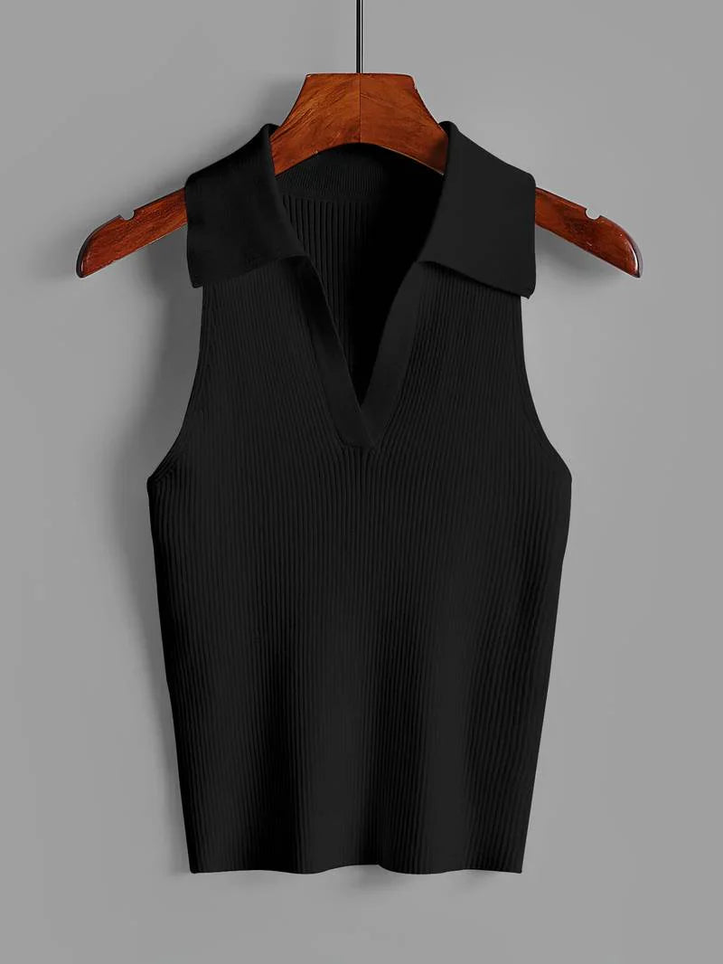 Prestige Mode™ | Polo Viviana à col en V